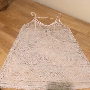 Cover up white dress excellent condition size xs